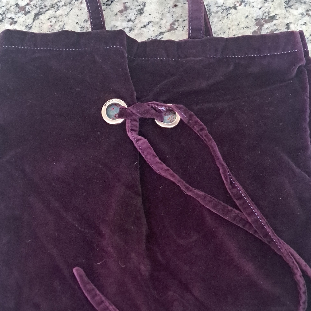 Marc Jacobs Purple Velvet Tote
